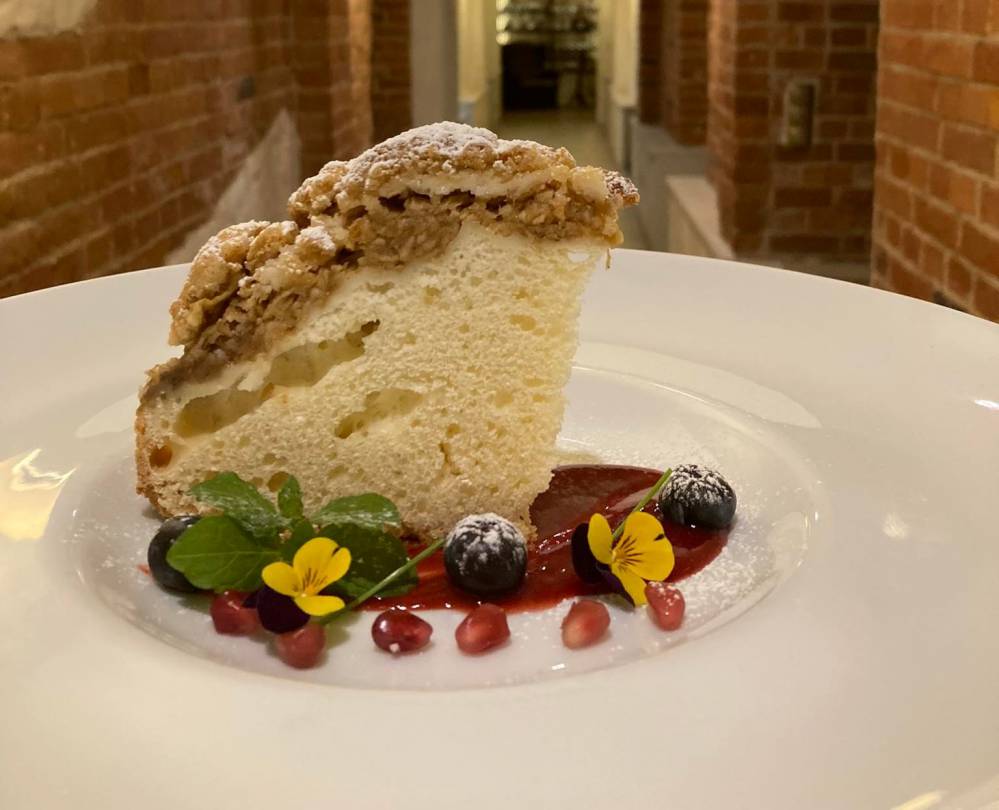 Kołocz śląski z jabłkiem